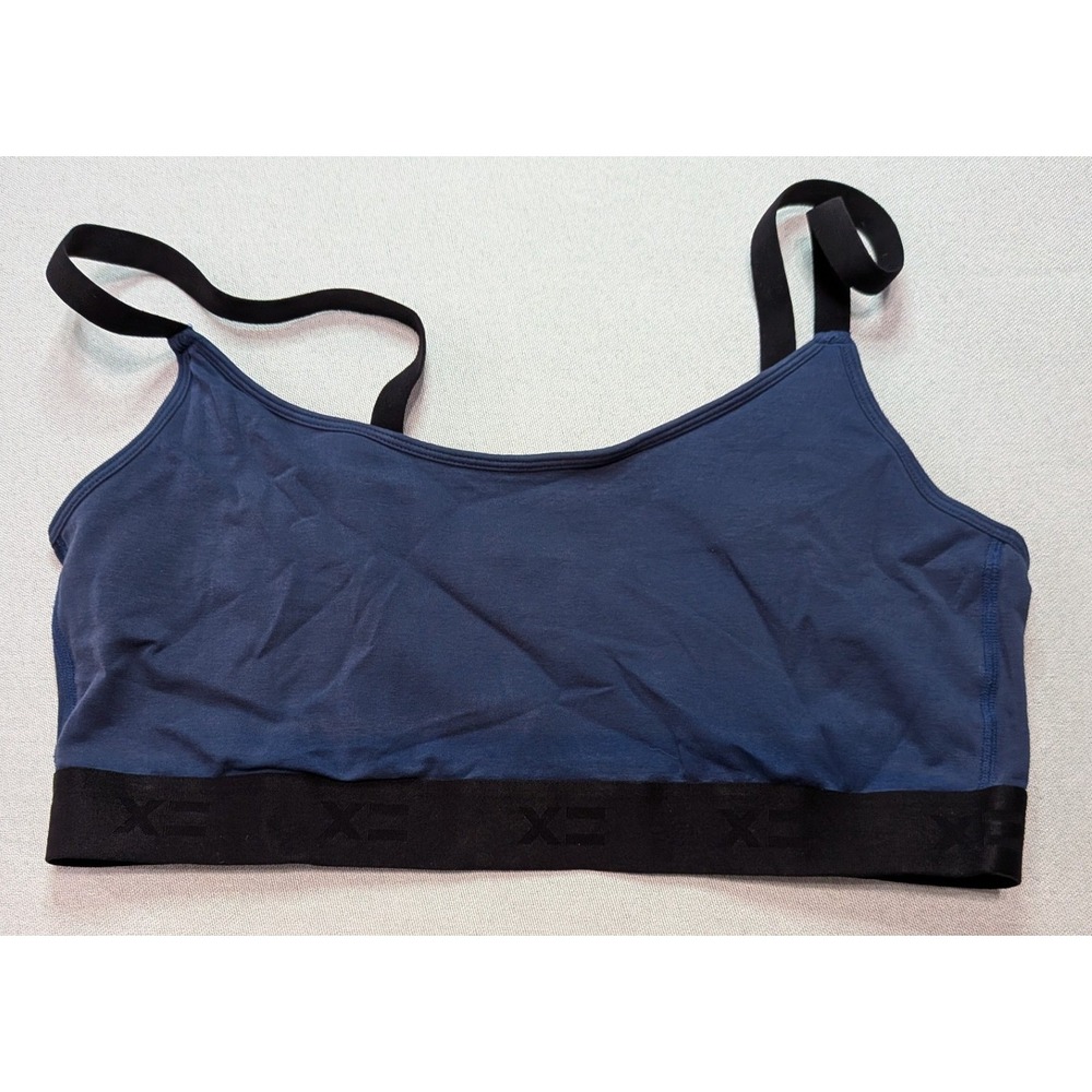 TomboyX Essentials Bralette Womens 2X Navy Blue Excellent Adjustable Straps